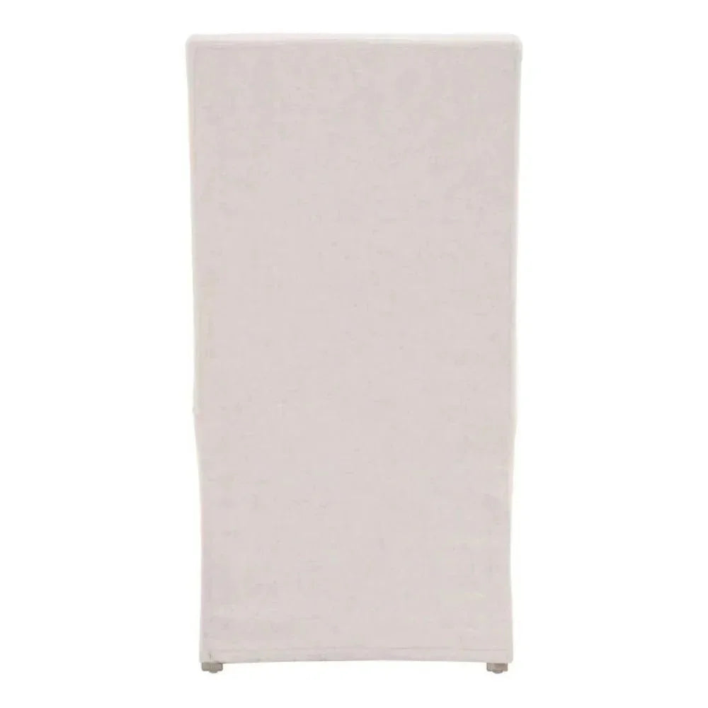 Levi Slipcover Armless Dining Chair 2PC - LOOMLAN - Essentials For Living - Dining Chairs