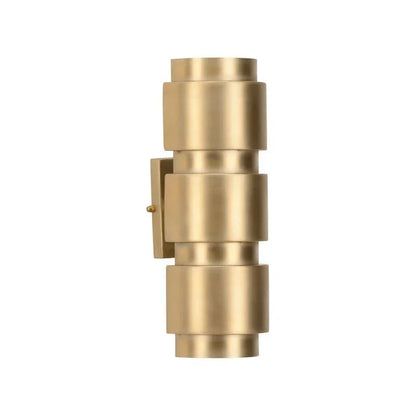 Lewinger Brass Finish Wall Sconce - LOOMLAN - Wildwood - Wall Sconces