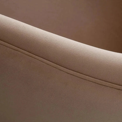 Leyah Camel Performance Velvet Accent Arm Chair - LOOMLAN - Diamond Sofa - Accent Chairs