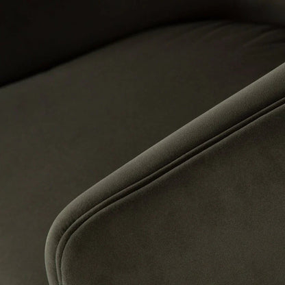 Leyah Performance Velvet Green Accent Chair - LOOMLAN - Diamond Sofa - Club Chairs