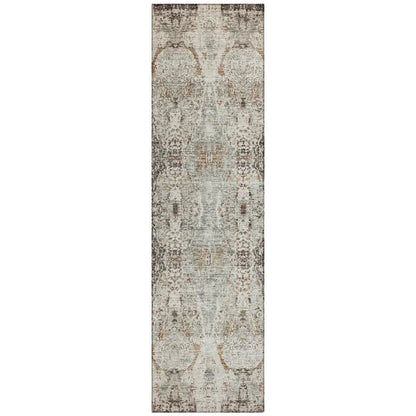 Leyrana Ivory Washable Indoor - Outdoor Rug - LOOMLAN - LOOMLAN Rugs - Outdoor Rugs