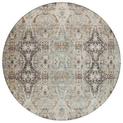 Leyrana Ivory Washable Indoor - Outdoor Rug - LOOMLAN - LOOMLAN Rugs - Outdoor Rugs