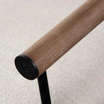 Liam Metal and Wood Cream Accent Arm Chair - LOOMLAN - Diamond Sofa - Accent Chairs