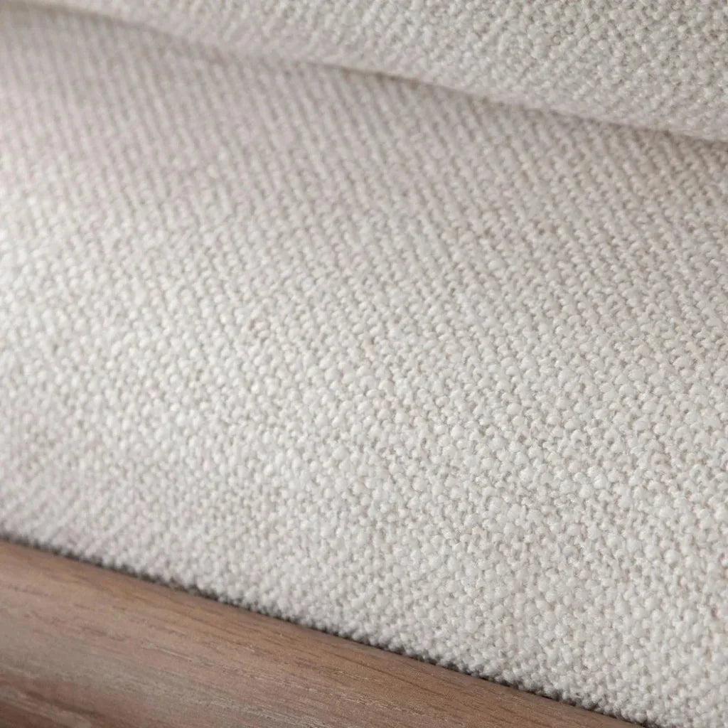 Liam Metal and Wood Cream Accent Arm Chair - LOOMLAN - Diamond Sofa - Accent Chairs