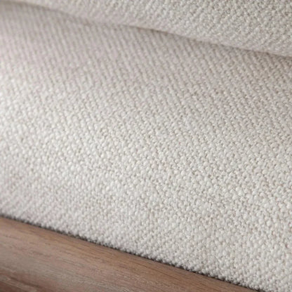 Liam Metal and Wood Cream Accent Arm Chair - LOOMLAN - Diamond Sofa - Accent Chairs