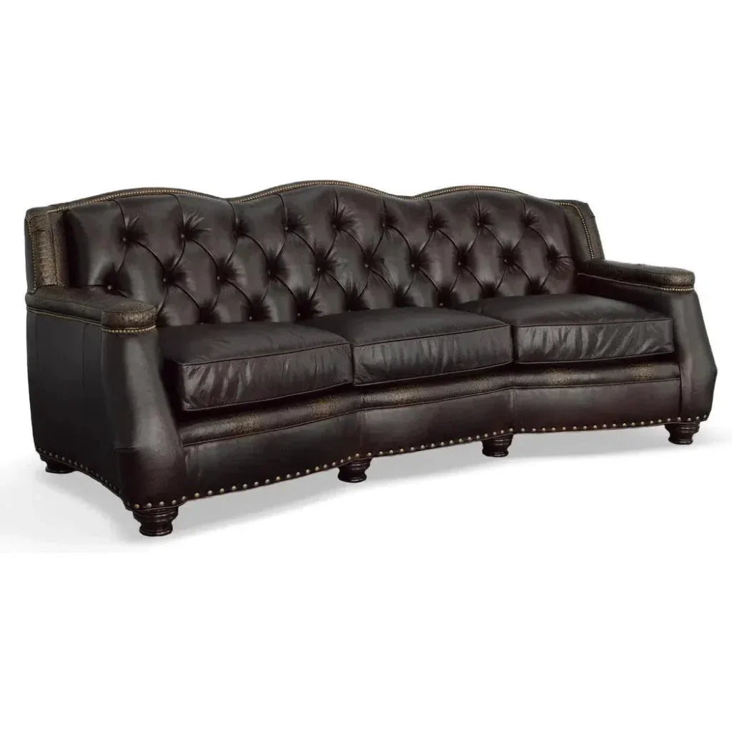 Liberate with Liberty - Custom Leather Sofa - LOOMLAN - Uptown Sebastian - Sofas & Loveseats
