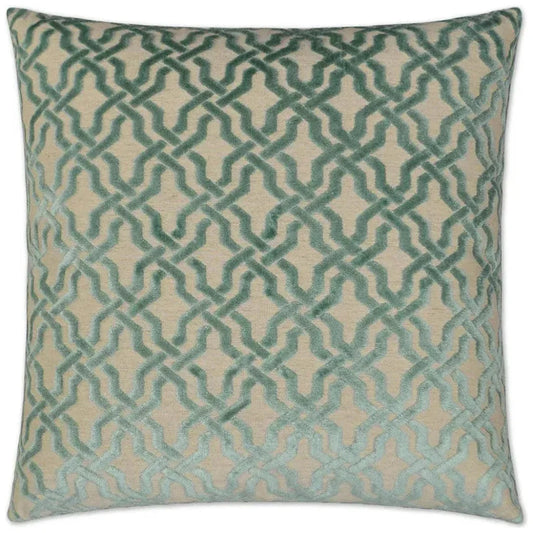 Liberty Aqua Green Throw Pillow With Insert - LOOMLAN - D.V. Kap - Throw Pillows