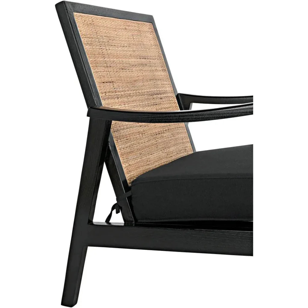 Lichtenstein Chair, Charcoal Black - LOOMLAN - Noir - Accent Chairs