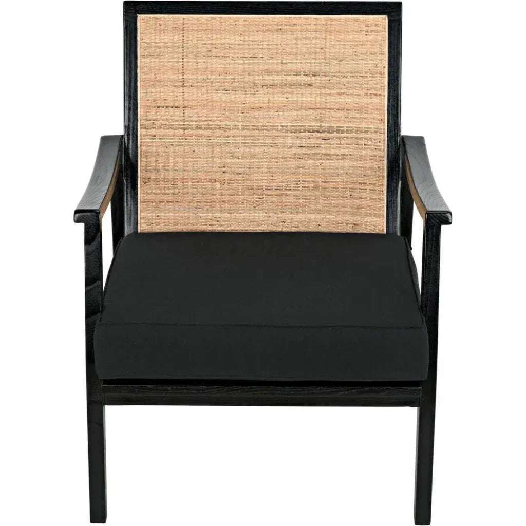 Lichtenstein Chair, Charcoal Black - LOOMLAN - Noir - Accent Chairs