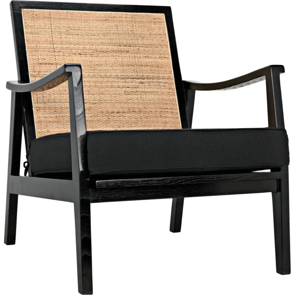 Lichtenstein Chair, Charcoal Black - LOOMLAN - Noir - Accent Chairs
