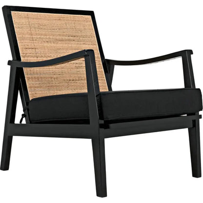 Lichtenstein Chair, Charcoal Black - LOOMLAN - Noir - Accent Chairs