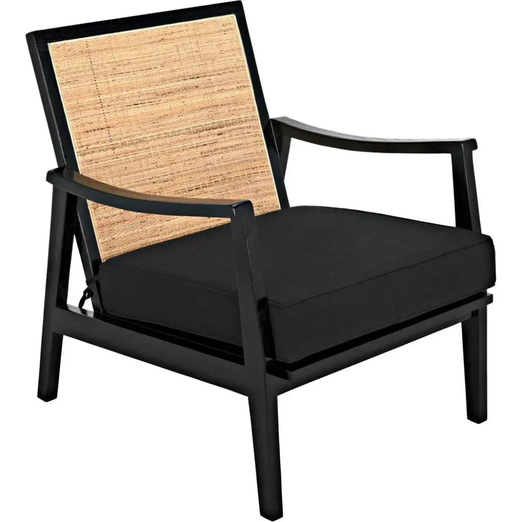Lichtenstein Chair, Charcoal Black - LOOMLAN - Noir - Accent Chairs