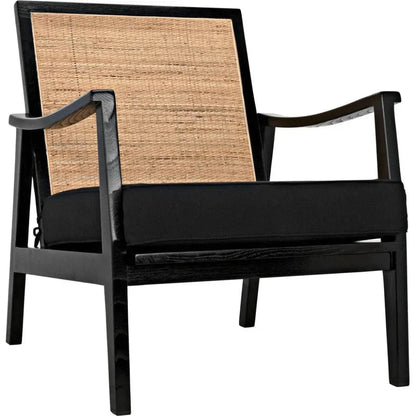 Lichtenstein Chair, Charcoal Black - LOOMLAN - Noir - Accent Chairs
