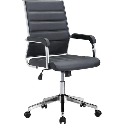 Liderato Office Chair Black-Office Chairs-Zuo Modern-LOOMLAN
