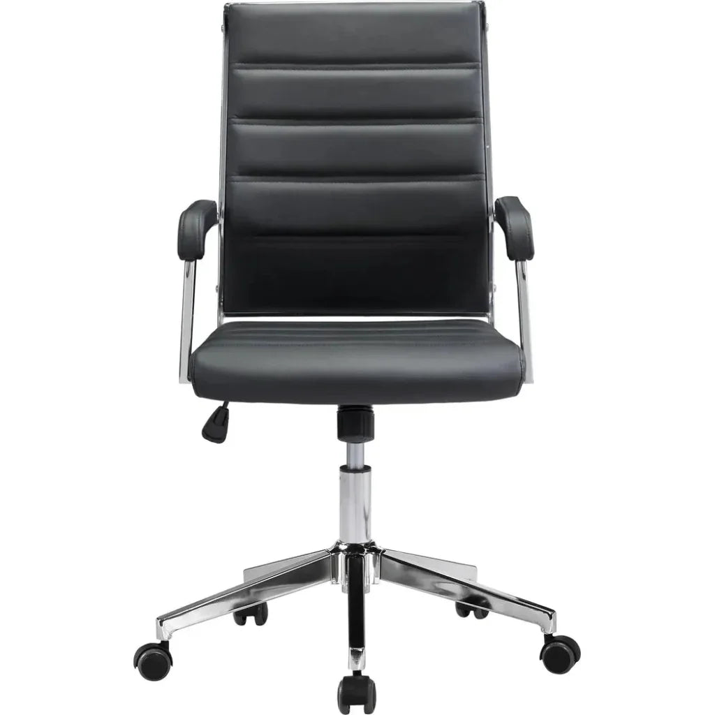 Liderato Office Chair Black-Office Chairs-Zuo Modern-LOOMLAN