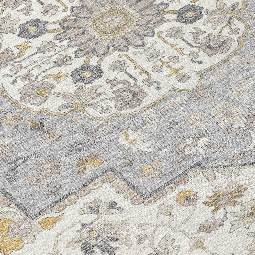 Lidia Brown Washable Indoor-Outdoor Rug-Outdoor Rugs-LOOMLAN Rugs-LOOMLAN