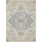 Lidia Brown Washable Indoor-Outdoor Rug-Outdoor Rugs-LOOMLAN Rugs-2'6" x 3'10"-LOOMLAN