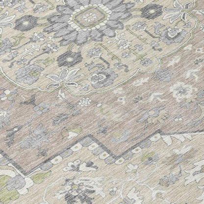 Lidia Ivory Washable Indoor-Outdoor Rug-Outdoor Rugs-LOOMLAN Rugs-LOOMLAN