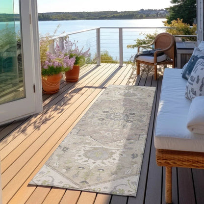 Lidia Ivory Washable Indoor-Outdoor Rug-Outdoor Rugs-LOOMLAN Rugs-LOOMLAN
