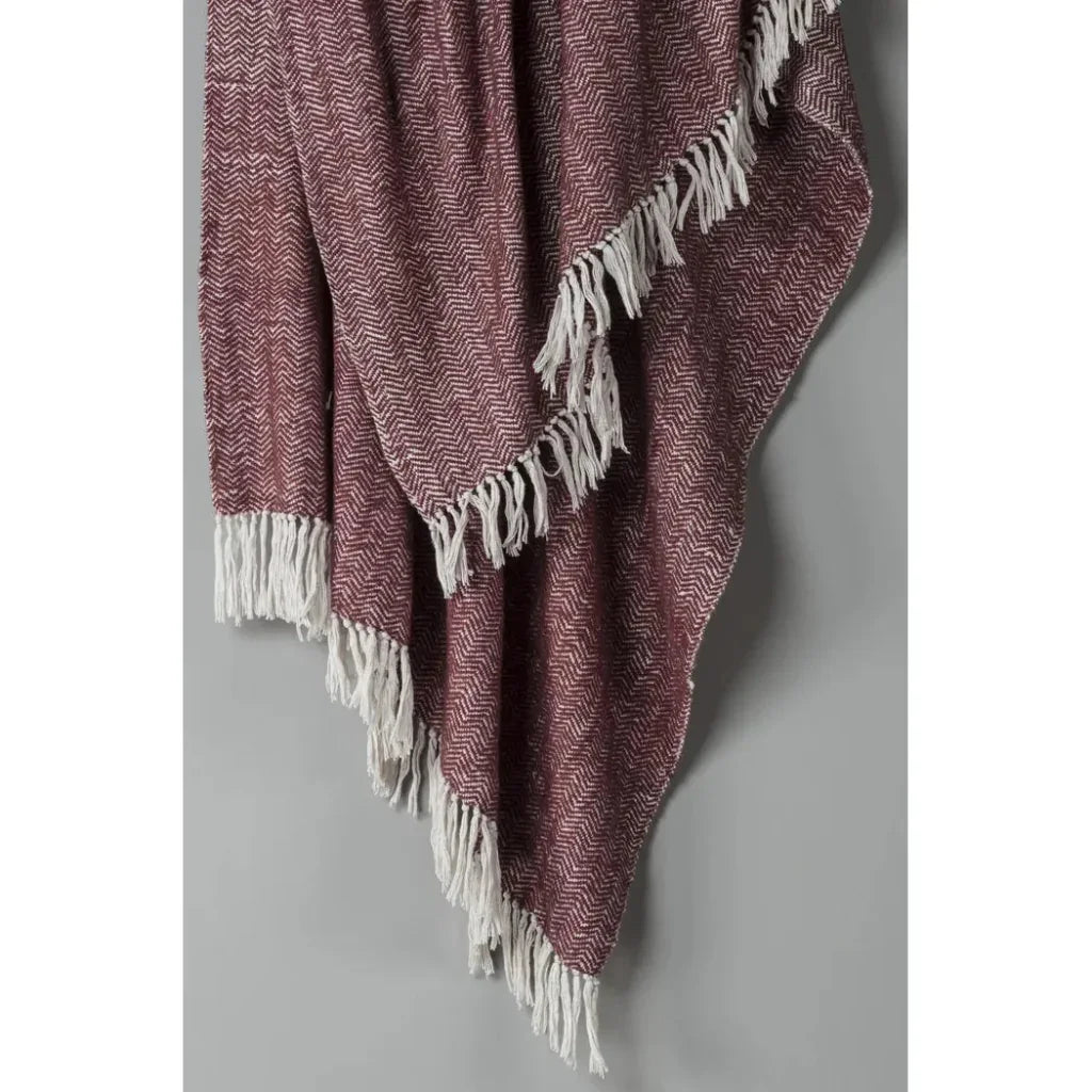 Lidia Soft Throw Blanket Chevron Pattern - LOOMLAN - LOOMLAN - Throw Blankets