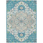 Lidia Teal Washable Indoor-Outdoor Rug-Outdoor Rugs-LOOMLAN Rugs-2'6" x 3'10"-LOOMLAN