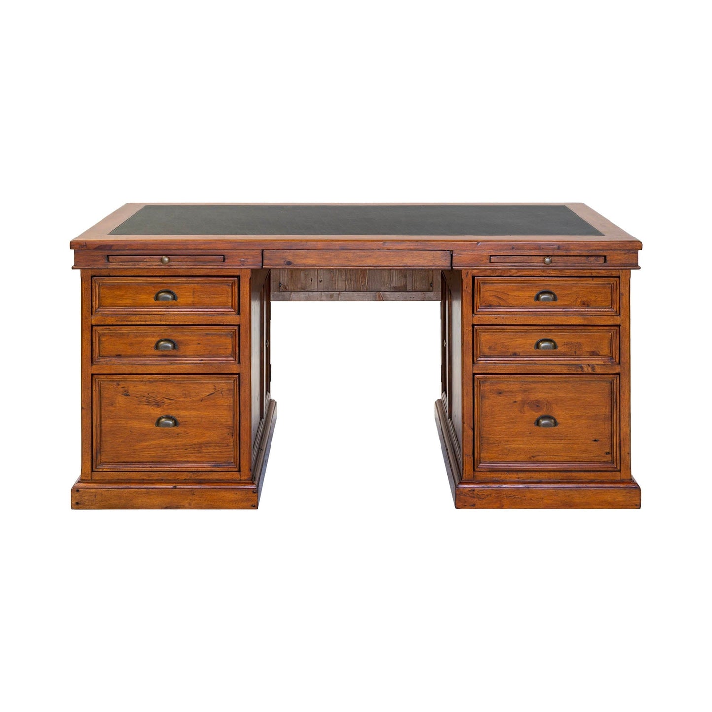 Lifestyle Solid Wooden Double Desk-Home Office Desks-LH Imports-LOOMLAN