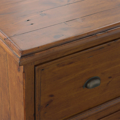 Lifestyle Three Drawers Wooden File Cabinet