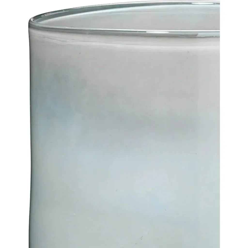 Light Blue Glass Vapor Vase 11" - LOOMLAN - Jamie Young - Vases & Jars