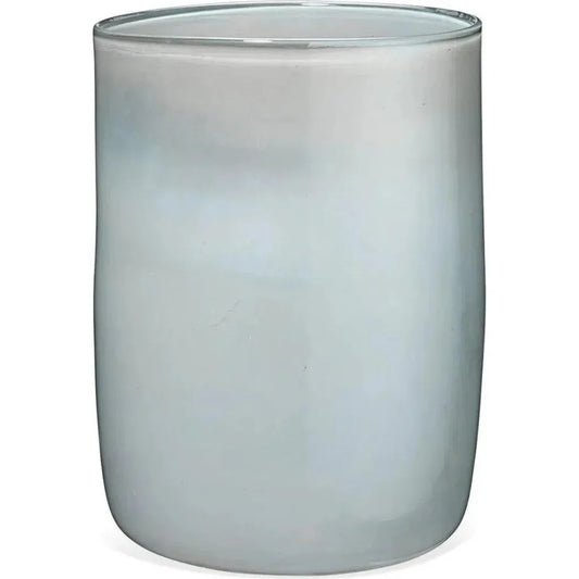Light Blue Glass Vapor Vase 11" - LOOMLAN - Jamie Young - Vases & Jars