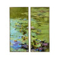Light on Lily Pond Wood Framed Artwork-Framed Wall Art-Chelsea House-LOOMLAN