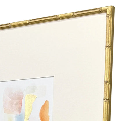 Like Clouds Wood Orange Framed Wall Art 4PC