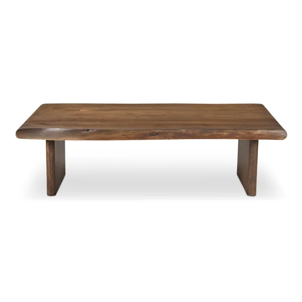 Lila Brown Acacia Wood Design Coffee Table - LOOMLAN - Moe's Home - Coffee Tables