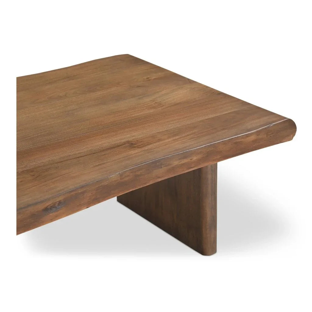 Lila Brown Acacia Wood Design Coffee Table - LOOMLAN - Moe's Home - Coffee Tables