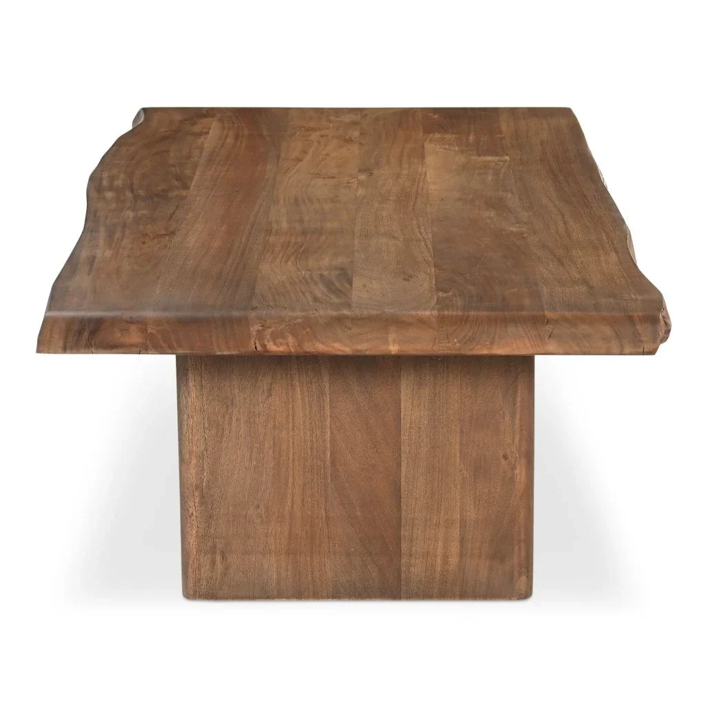 Lila Brown Acacia Wood Design Coffee Table - LOOMLAN - Moe's Home - Coffee Tables