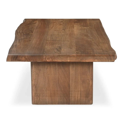 Lila Brown Acacia Wood Design Coffee Table - LOOMLAN - Moe's Home - Coffee Tables