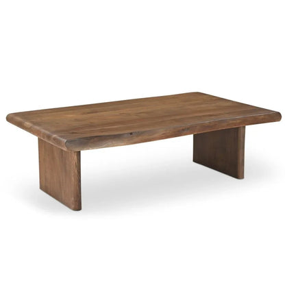 Lila Brown Acacia Wood Design Coffee Table - LOOMLAN - Moe's Home - Coffee Tables