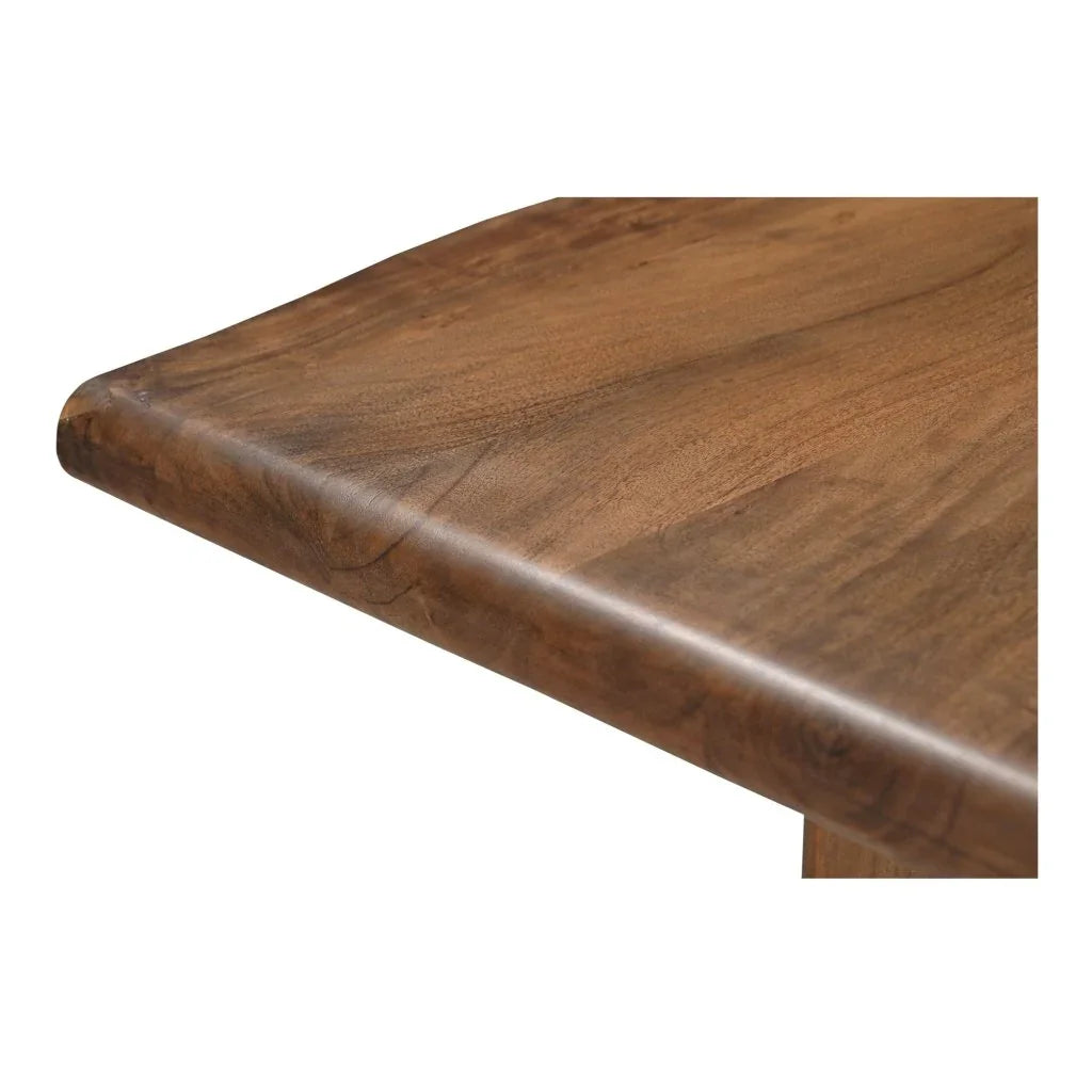 Lila Brown Acacia Wood Dining Table-Dining Tables-Moe's Home-LOOMLAN