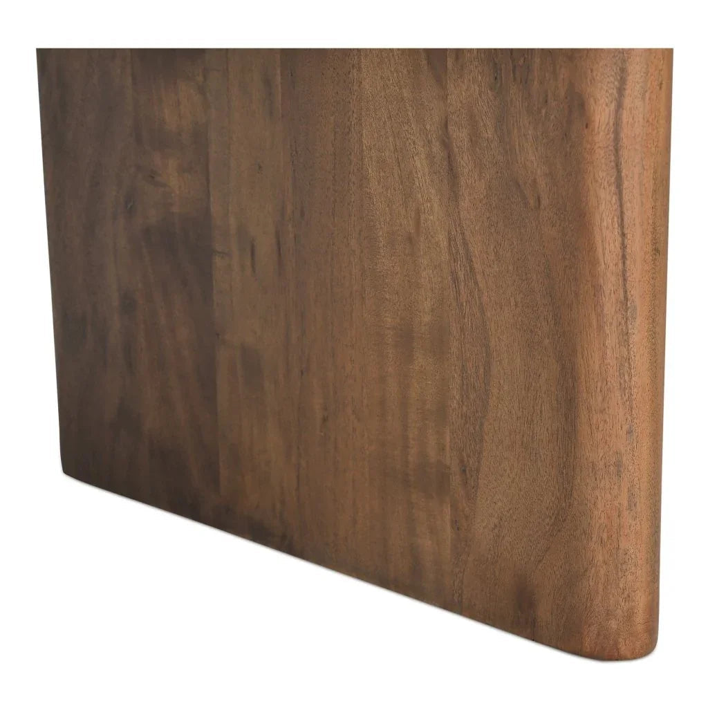 Lila Brown Acacia Wood Dining Table-Dining Tables-Moe's Home-LOOMLAN