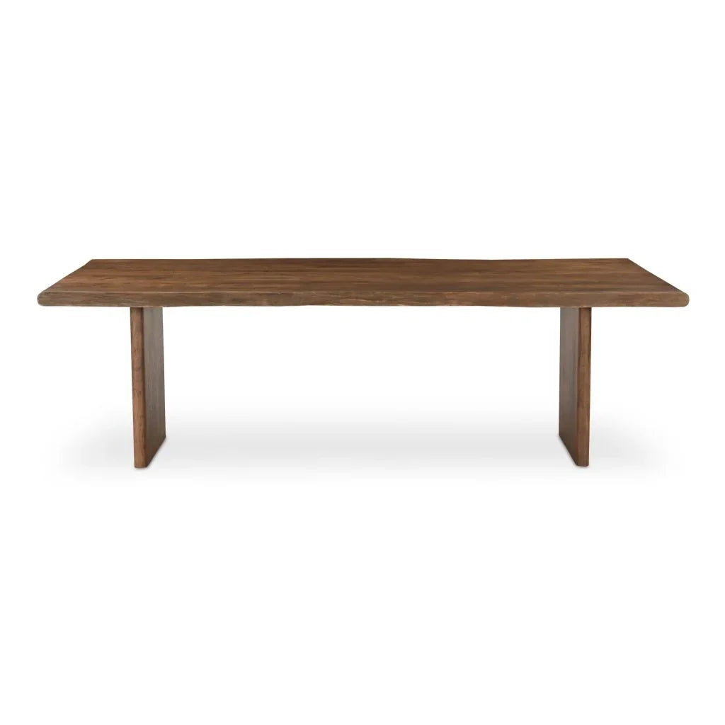 Lila Brown Acacia Wood Dining Table-Dining Tables-Moe's Home-LOOMLAN