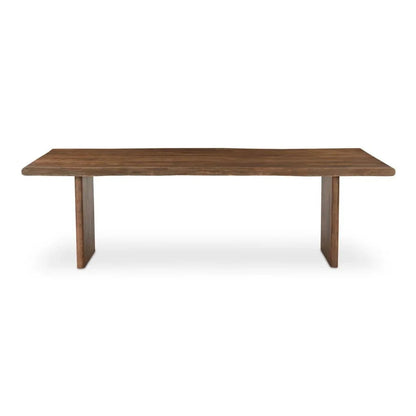 Lila Brown Acacia Wood Dining Table-Dining Tables-Moe's Home-LOOMLAN