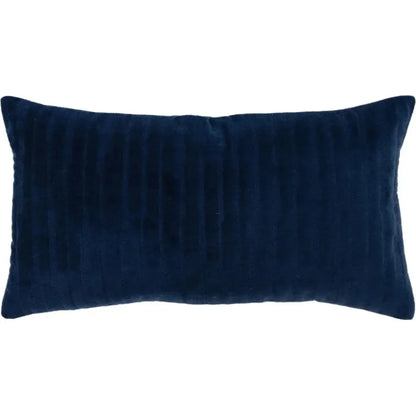 Lila Embroidered Stripes Lumbar Pillow Cover Insert - LOOMLAN - LOOMLAN - Throw Pillows