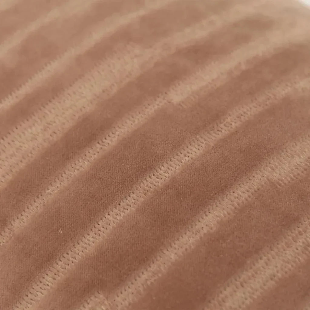 Lila Embroidered Stripes Lumbar Pillow Cover Insert - LOOMLAN - LOOMLAN - Throw Pillows