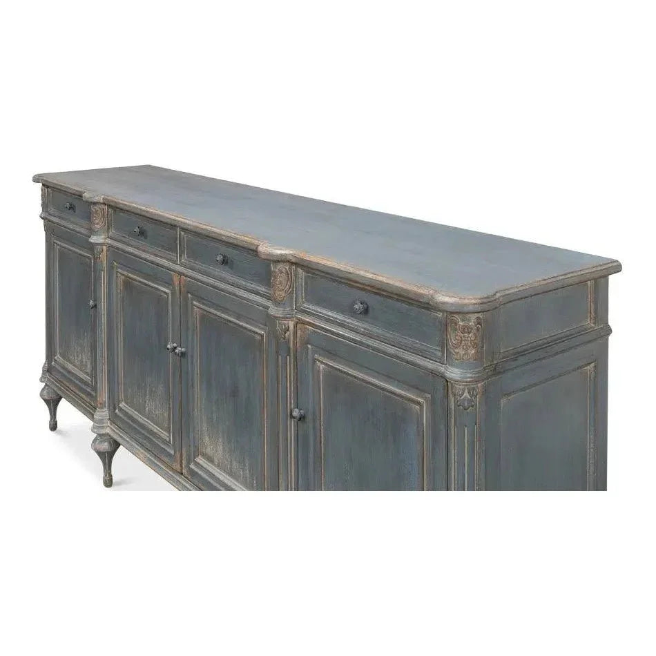 Lilac Sideboard Blue Buffet for Dining Room - LOOMLAN - Sarreid - Sideboards