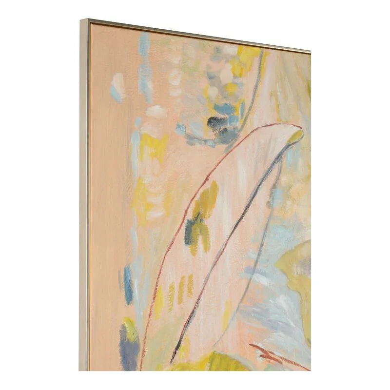 Lilies Hand-Painted Eye-Catching Artwork-Framed Wall Art-Chelsea House-LOOMLAN