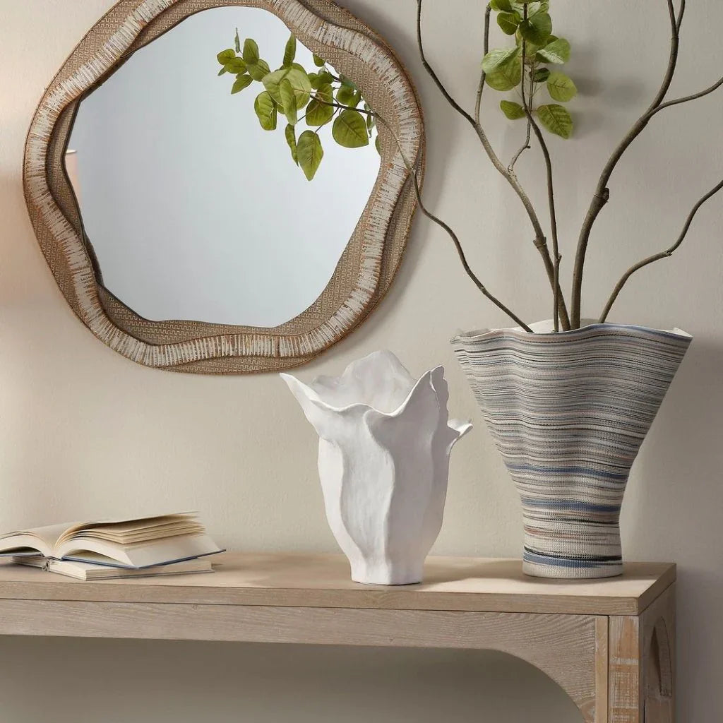 Lilly Porcelain Decorative Vase By Jamie Young - LOOMLAN - Jamie Young - Vases & Jars