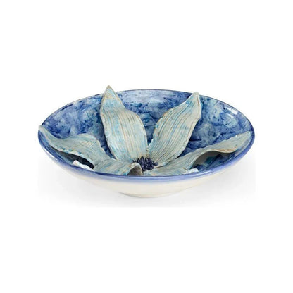 Lily Ceramic Made Centerpiece Bowl - LOOMLAN - Wildwood - Boxes & Bowls