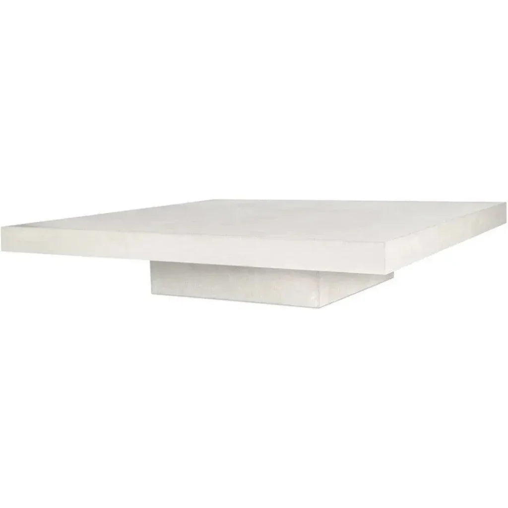 Lima Coffee Table - Ebony White Outdoor Coffee Table-Outdoor Coffee Tables-Seasonal Living-LOOMLAN