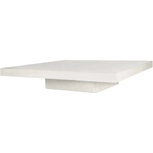 Lima Coffee Table - Ebony White Outdoor Coffee Table-Outdoor Coffee Tables-Seasonal Living-LOOMLAN