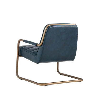 Lincoln Leather Lounge Chair - LOOMLAN - SUNPAN - Accent Chairs