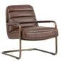 Lincoln Leather Lounge Chair - LOOMLAN - SUNPAN - Accent Chairs